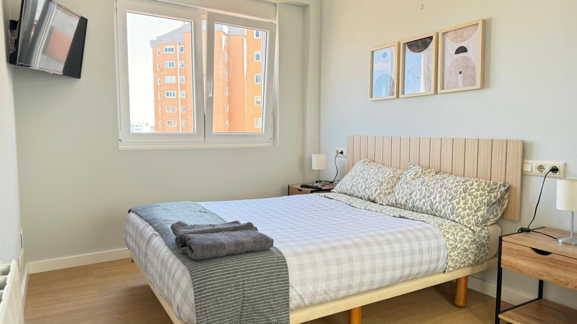 Acogedor Apartamento En Ronda Outeiro 210 A Coruna Bagian luar foto