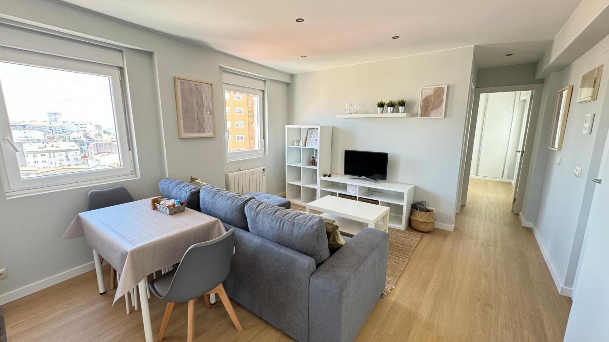 Acogedor Apartamento En Ronda Outeiro 210 A Coruna Bagian luar foto