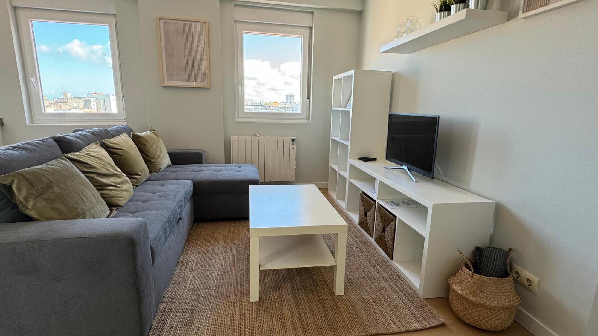 Acogedor Apartamento En Ronda Outeiro 210 A Coruna Bagian luar foto