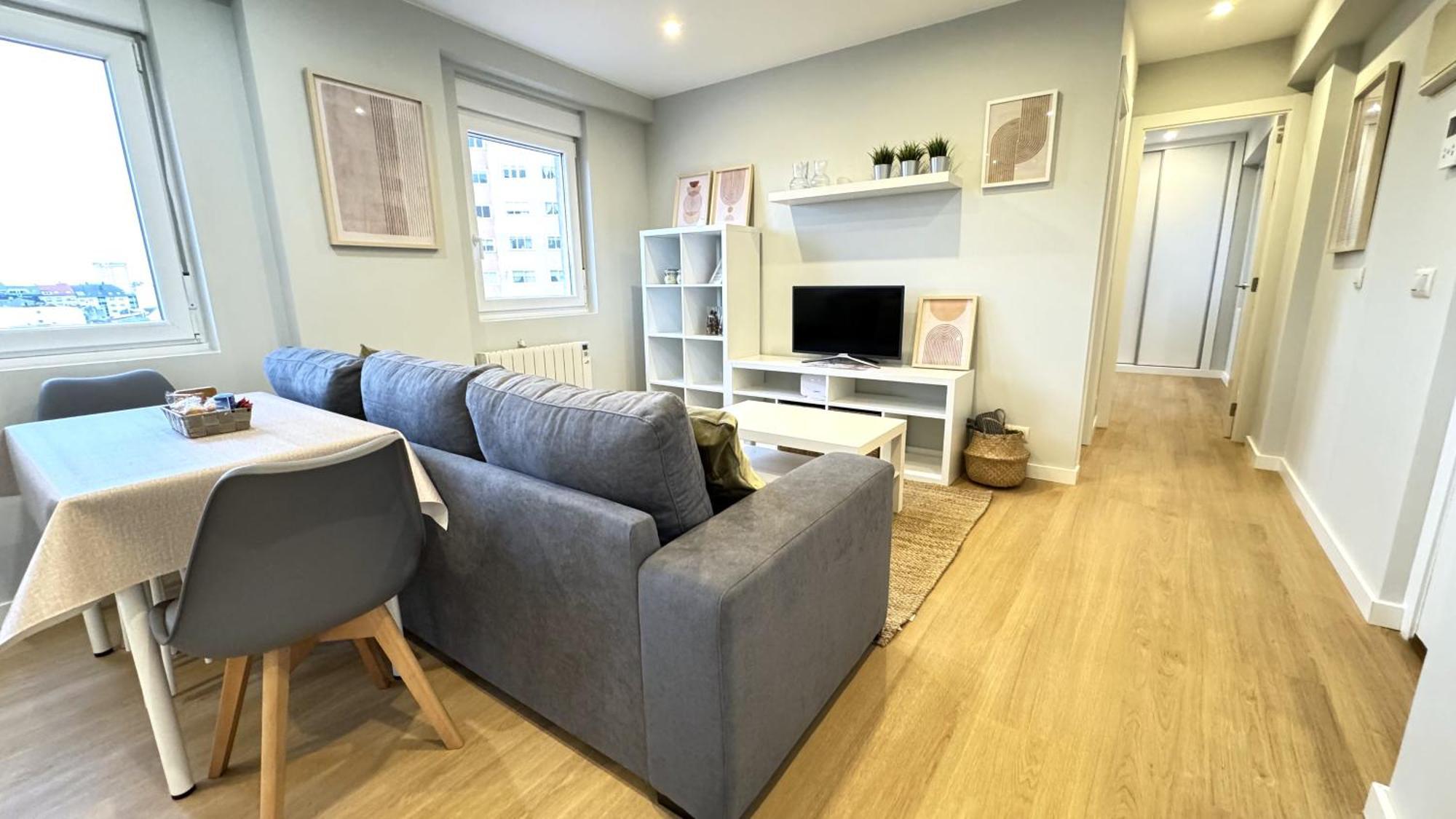 Acogedor Apartamento En Ronda Outeiro 210 A Coruna Bagian luar foto