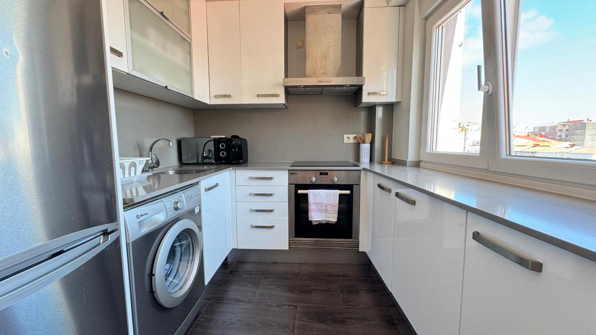 Acogedor Apartamento En Ronda Outeiro 210 A Coruna Bagian luar foto