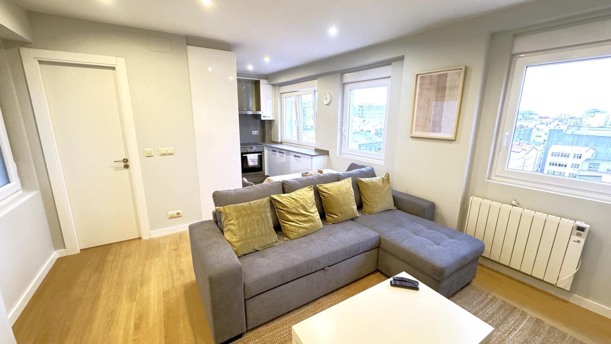 Acogedor Apartamento En Ronda Outeiro 210 A Coruna Bagian luar foto
